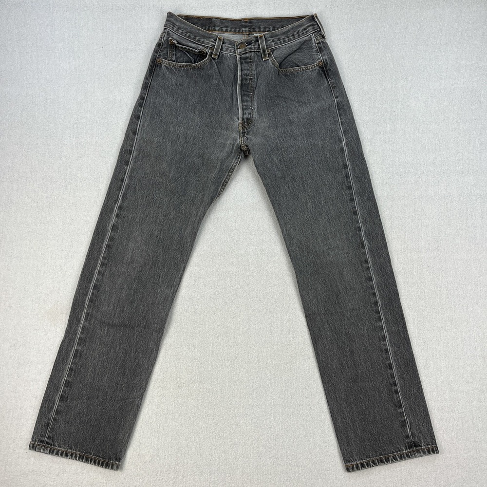 Vintage Levis 501xx Jeans Mens 32x34 *Fits 30x30 Faded Black 90s Y2K Mexico